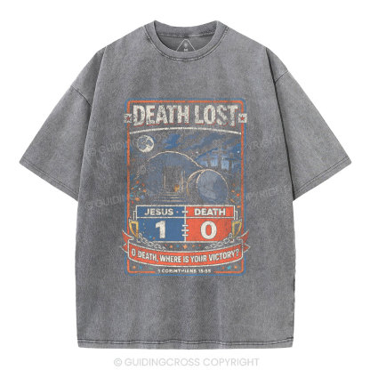Death Lost Christian Washed T-Shirt