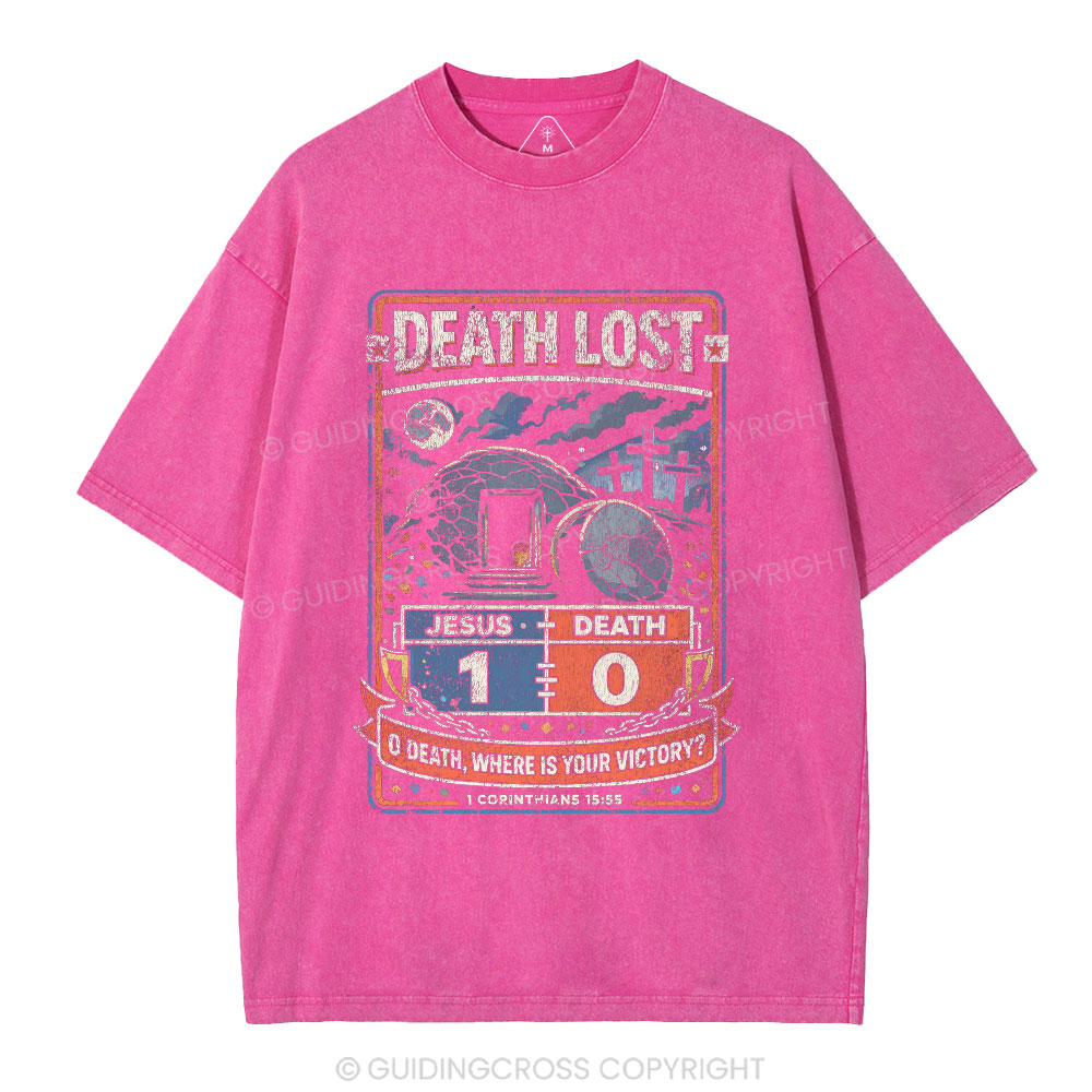 Death Lost Christian Washed T-Shirt