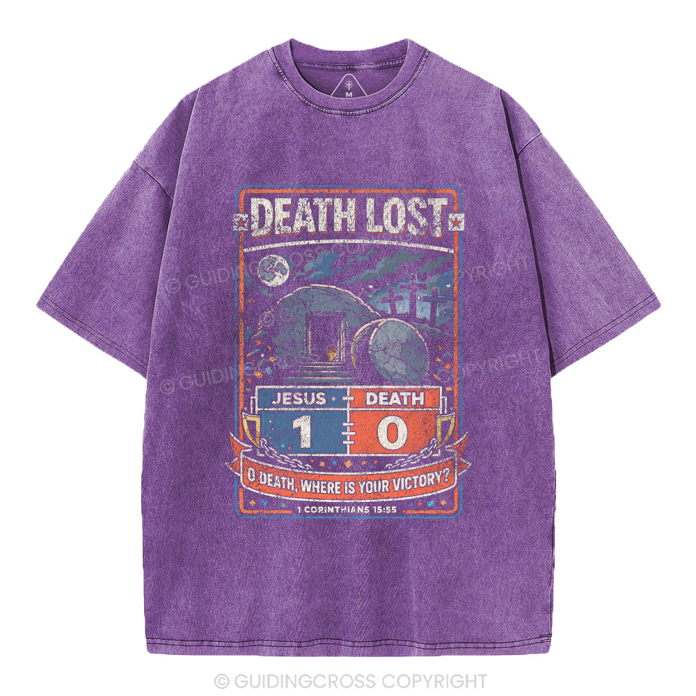Death Lost Christian Washed T-Shirt
