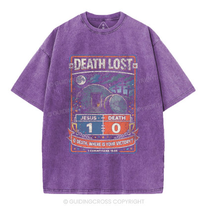 Death Lost Christian Washed T-Shirt