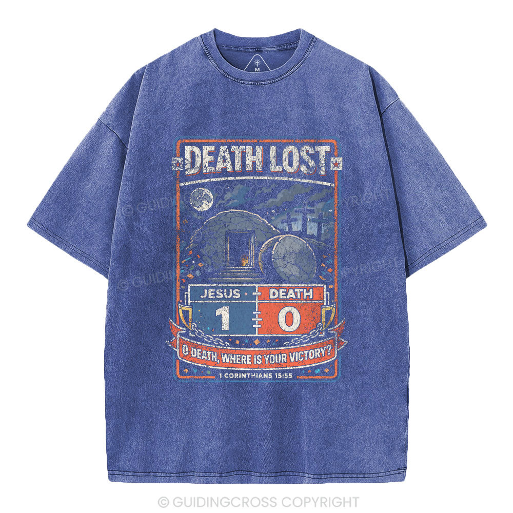 Death Lost Christian Washed T-Shirt
