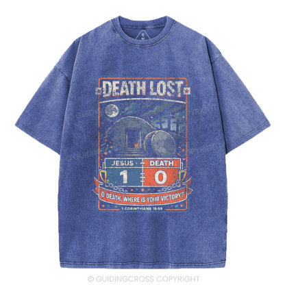 Death Lost Christian Washed T-Shirt