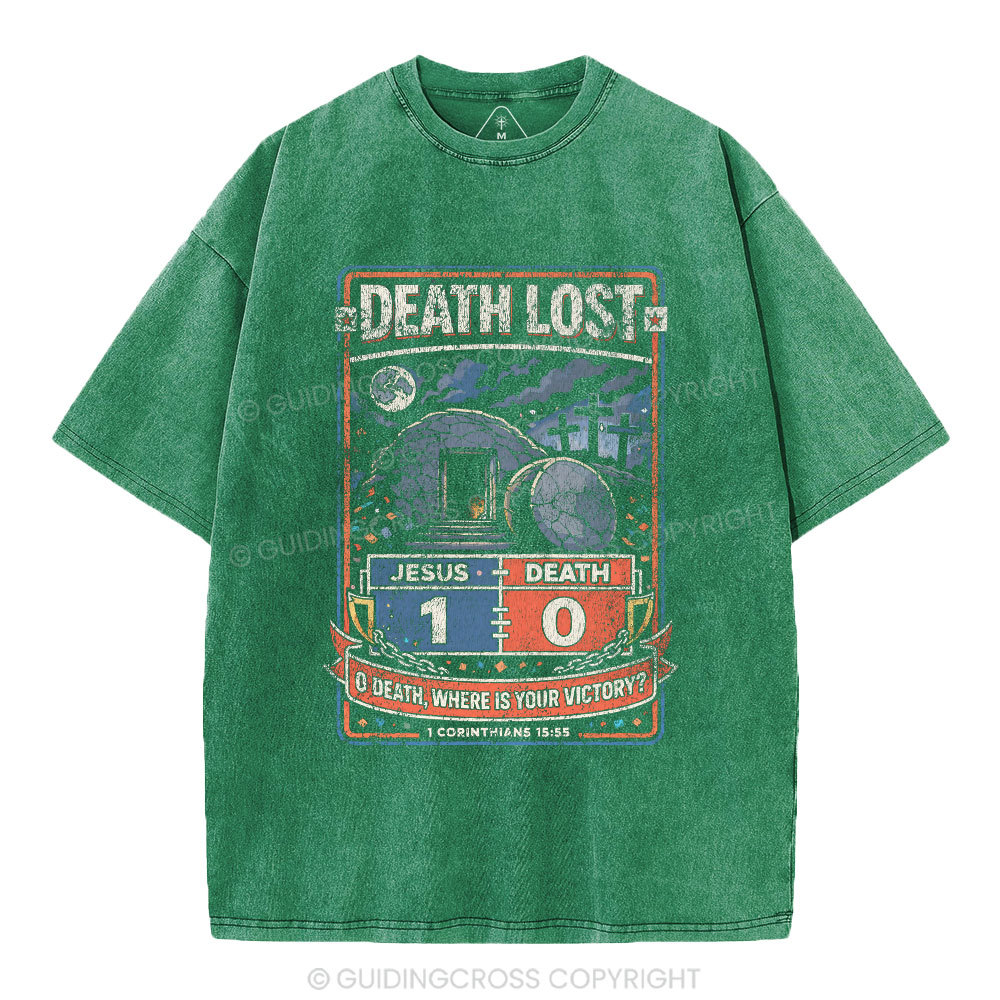 Death Lost Christian Washed T-Shirt