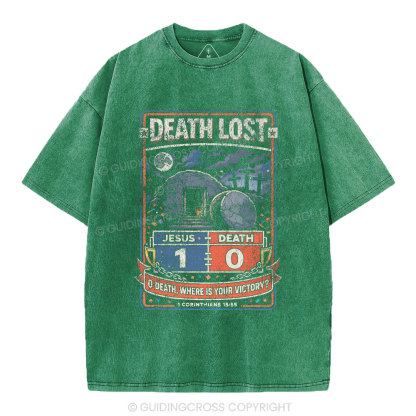 Death Lost Christian Washed T-Shirt