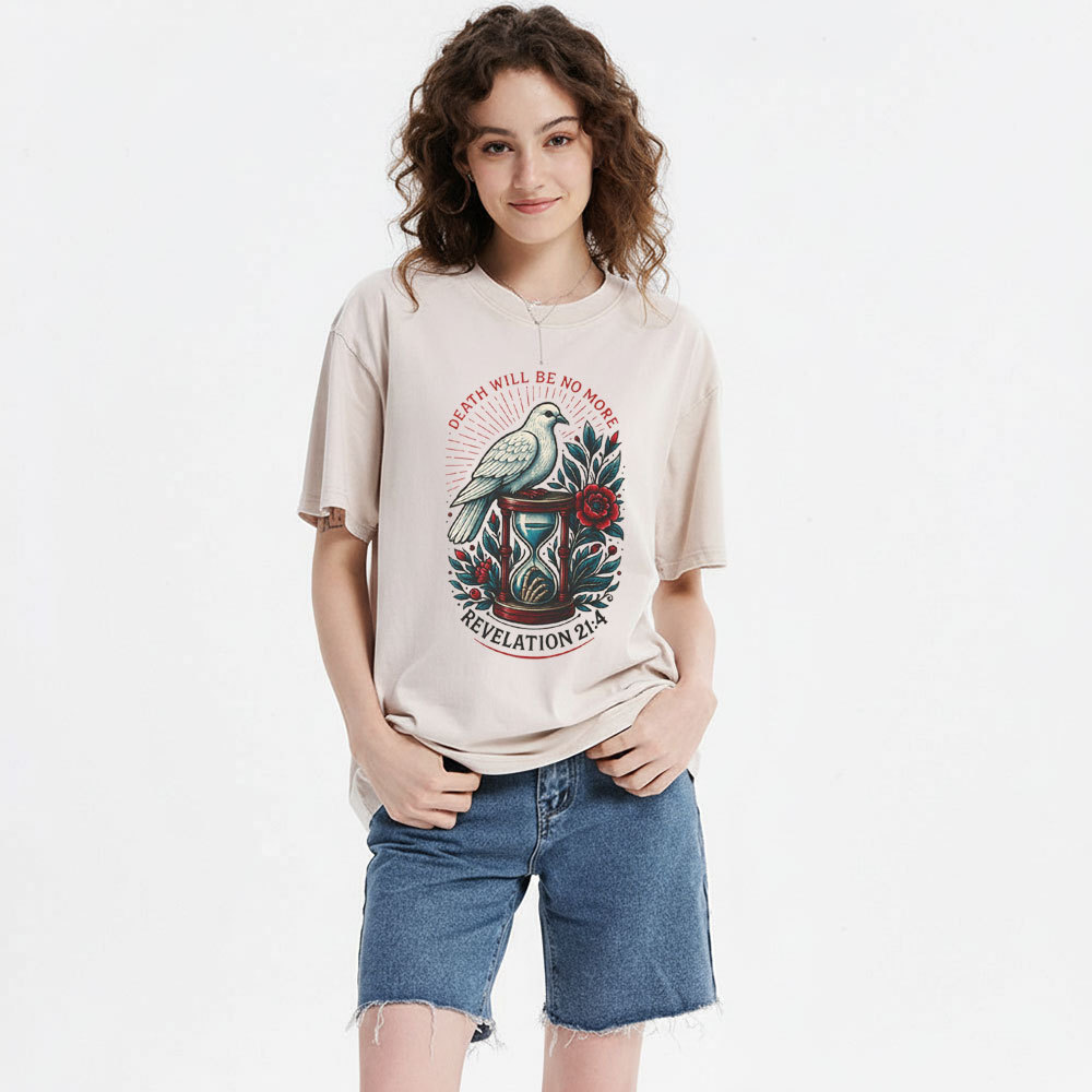 Death Will Be No More Christian Washed T-Shirt