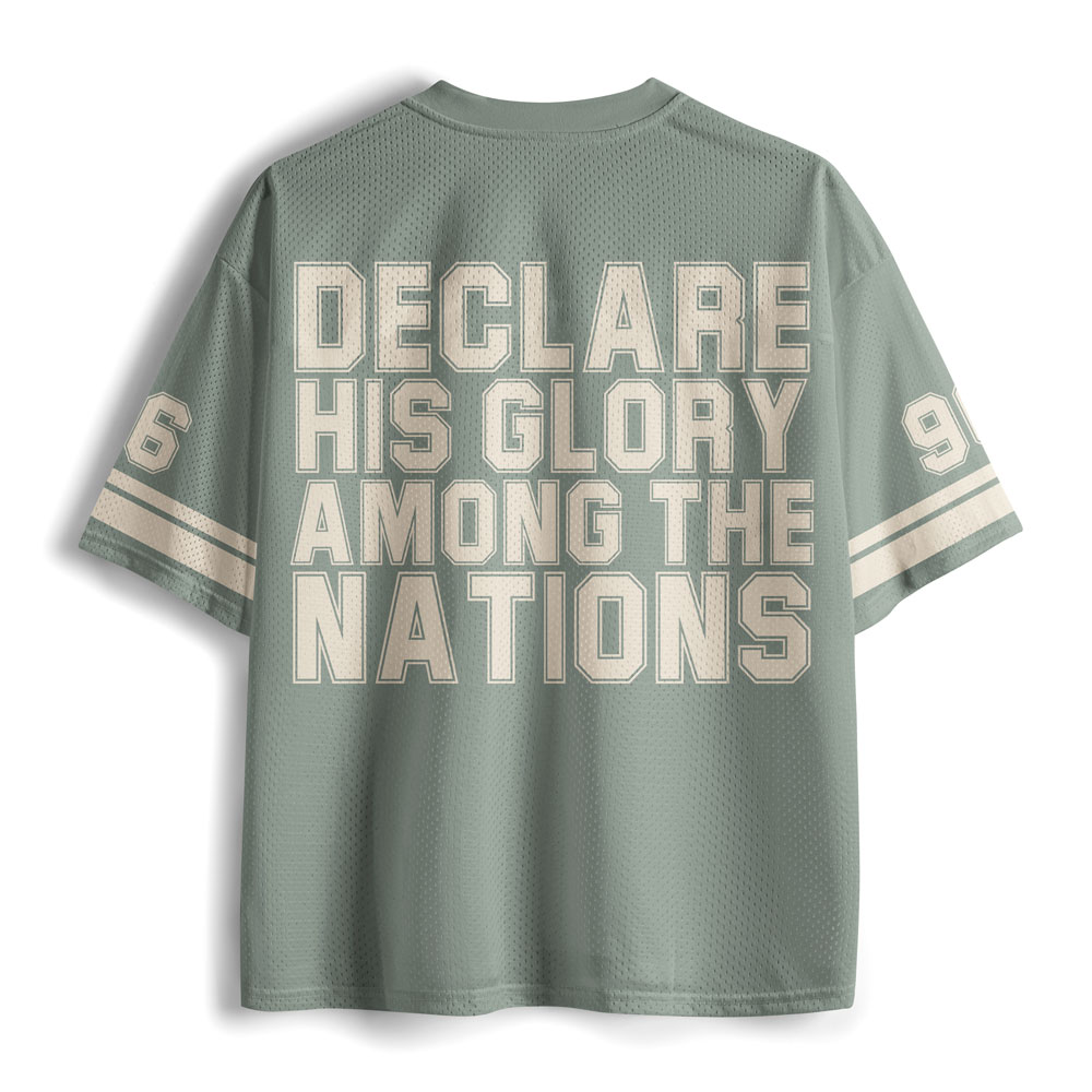 Declare His Glory Among The Nations Christian Mesh Jersey