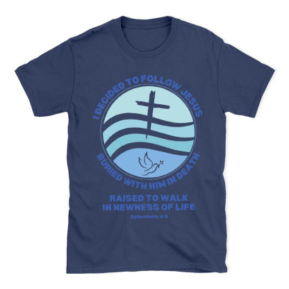 Dedicated To Follow Jesus Christian T-Shirt