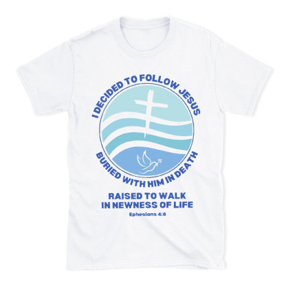 Dedicated To Follow Jesus Christian T-Shirt