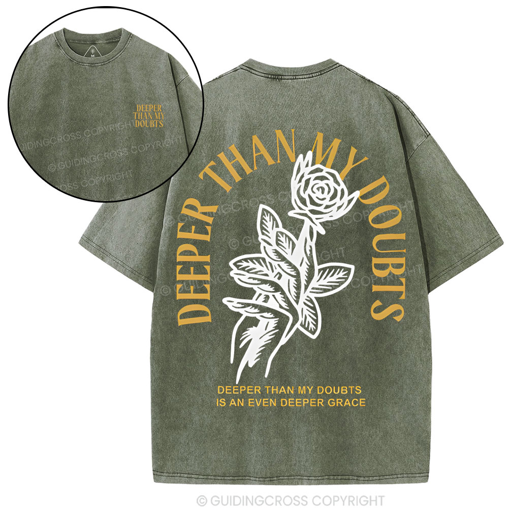 Deep Than My Doubts Chrsitian T-Shirt