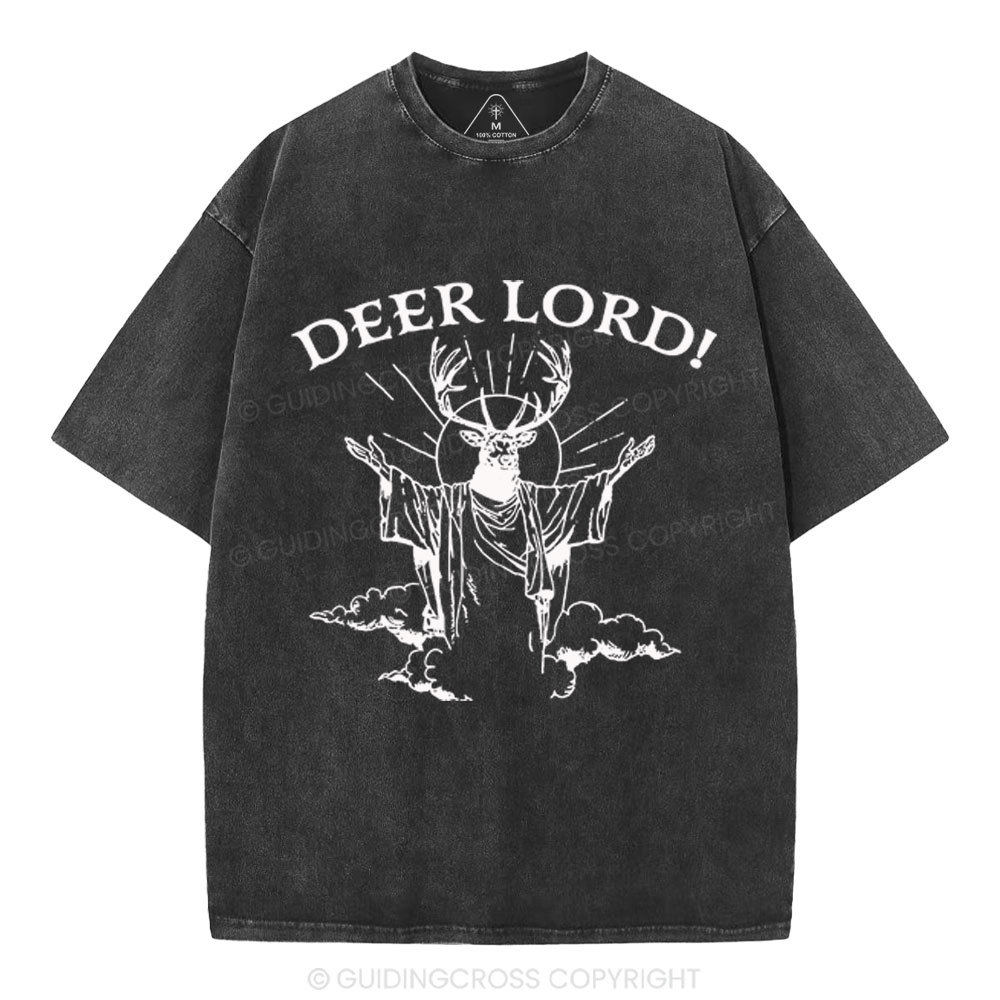 Deer Lord Christian Washed T-Shirt