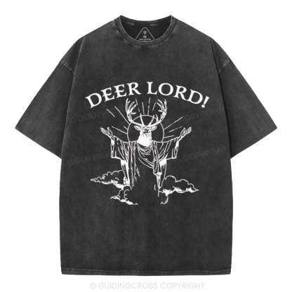 Deer Lord Christian Washed T-Shirt