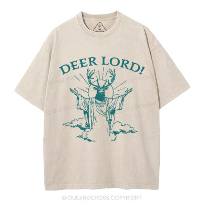 Deer Lord Christian Washed T-Shirt