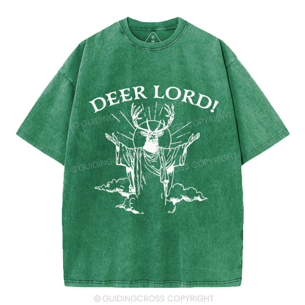 Deer Lord Christian Washed T-Shirt
