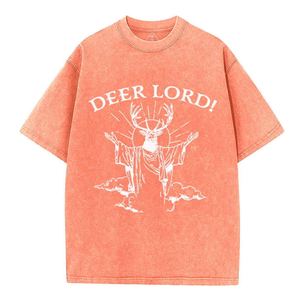 Deer Lord Christian Washed T-Shirt