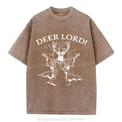Deer Lord Christian Washed T-Shirt