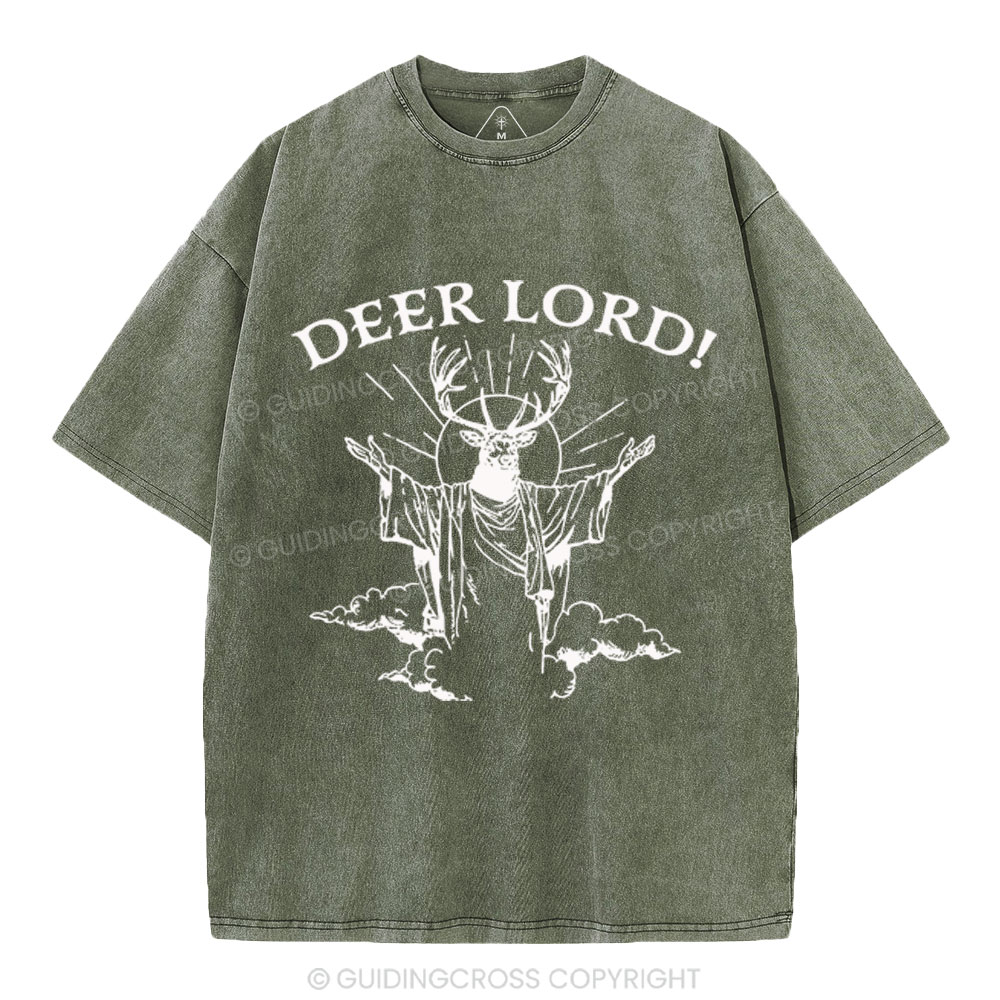 Deer Lord Christian Washed T-Shirt