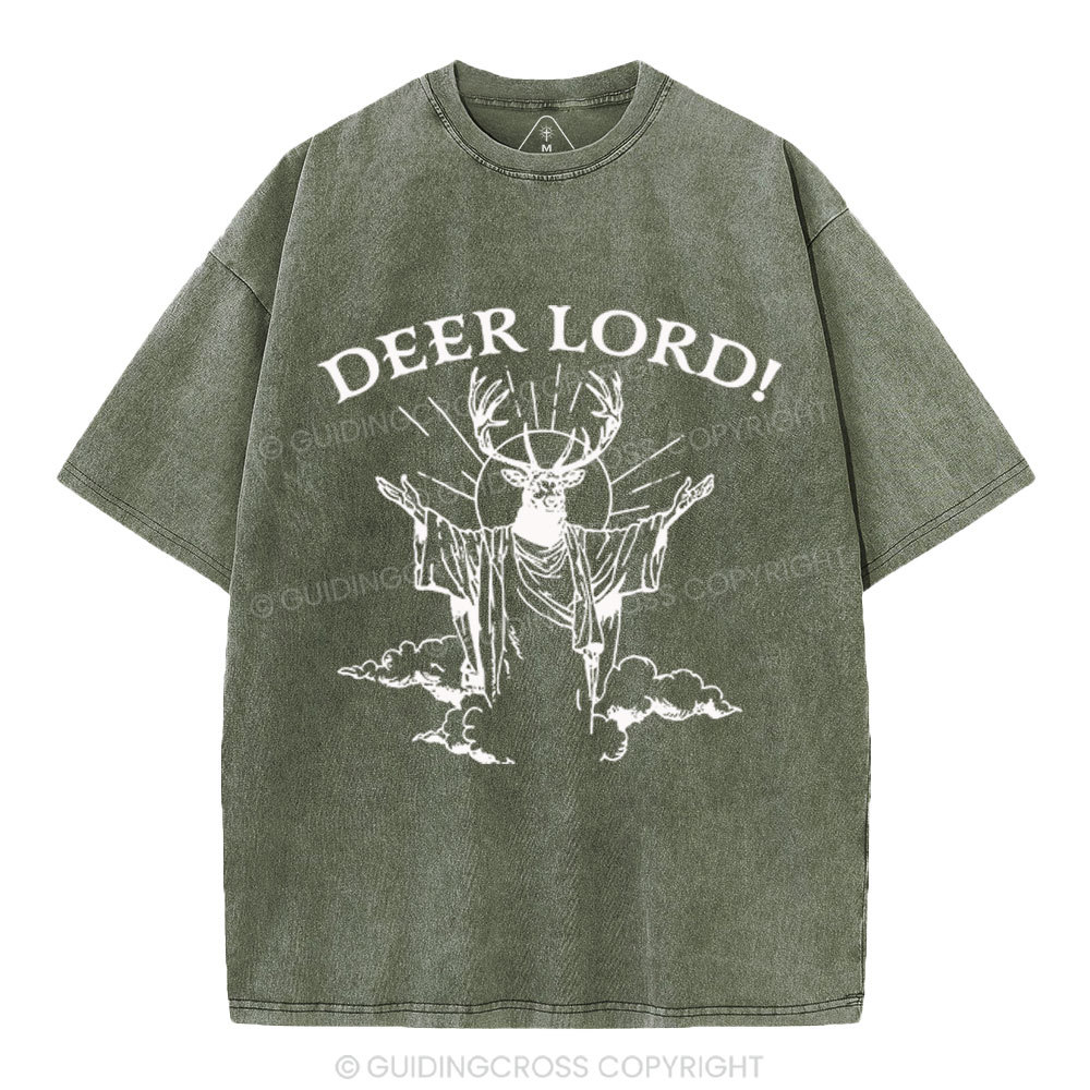 Deer Lord Christian Washed T-Shirt
