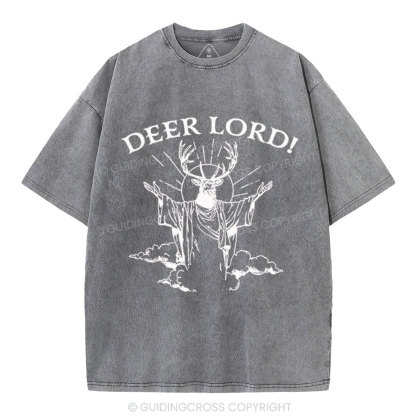 Deer Lord Christian Washed T-Shirt
