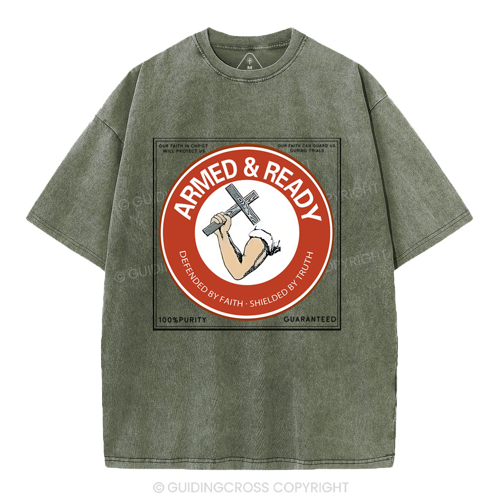 New-Sample Christian Washed T-Shirt Sale - GuidingCross