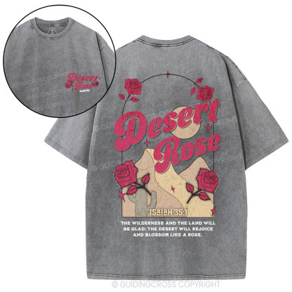 Desert Rose Christian Washed T-Shirt