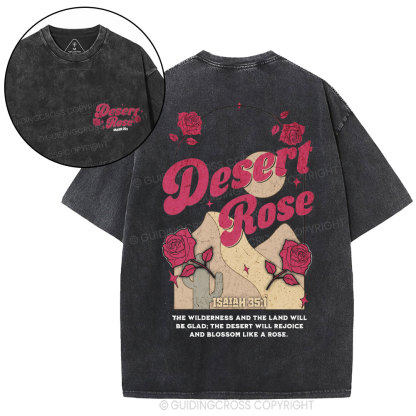 Desert Rose Christian Washed T-Shirt