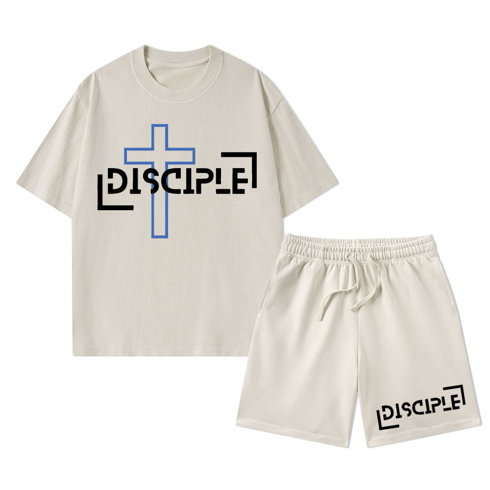 Sample Christian Washed T-Shirt & Shorts Sale - GuidingCross