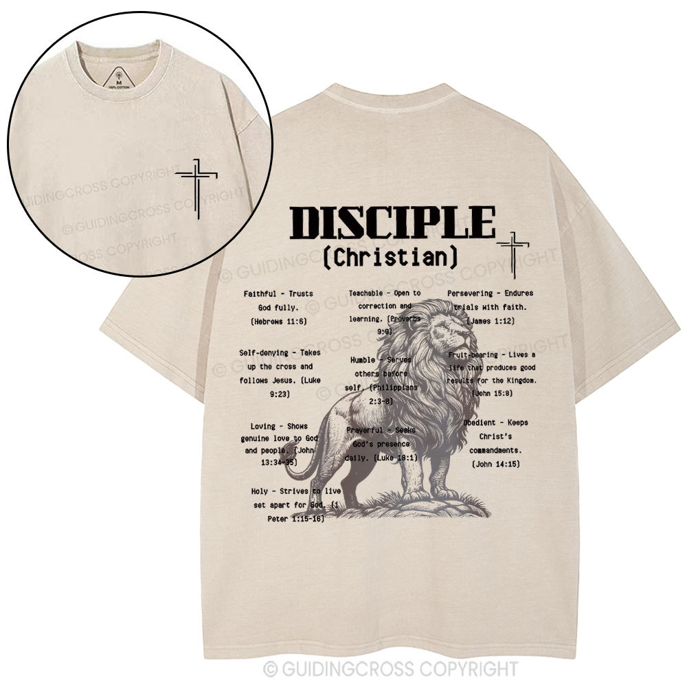 Disciple Christian Washed T-Shirt