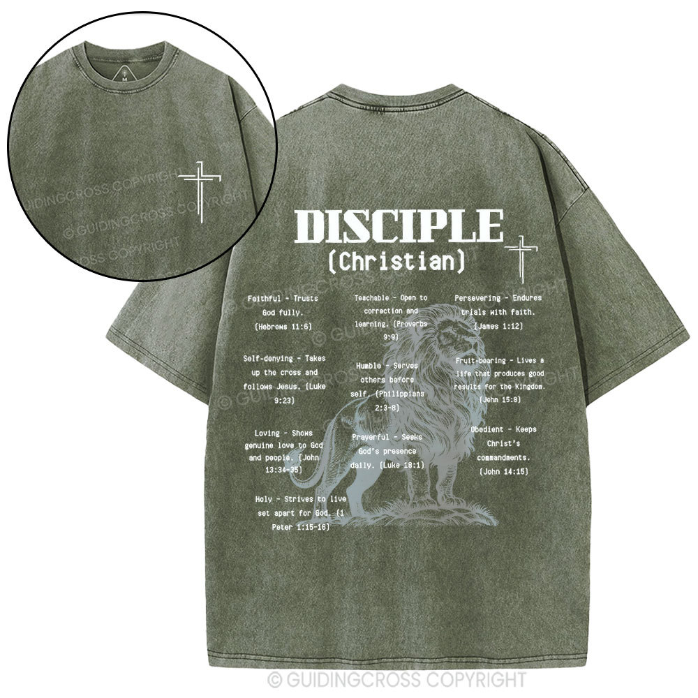 Disciple Christian Washed T-Shirt