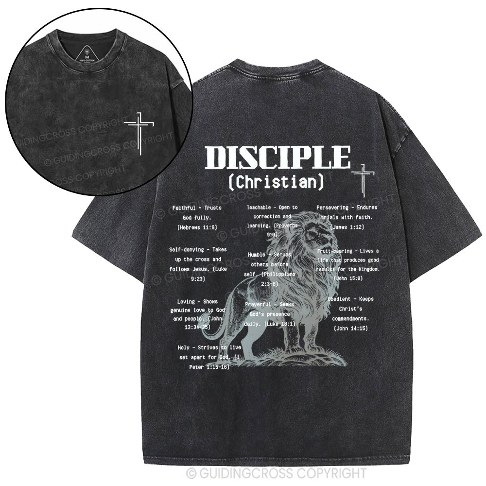 Disciple Christian Washed T-Shirt