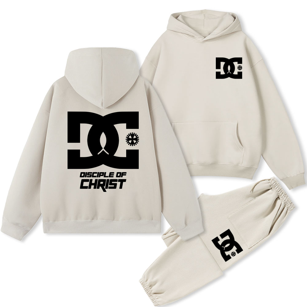 Disciple Of Christ Christian Fleece Hoodie Set