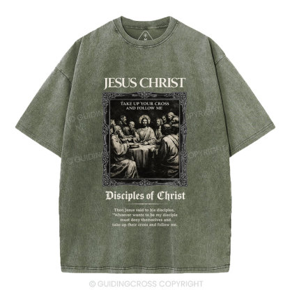Disciples Of Christ Christian Washed T-Shirt