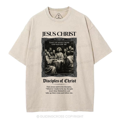 Disciples Of Christ Christian Washed T-Shirt