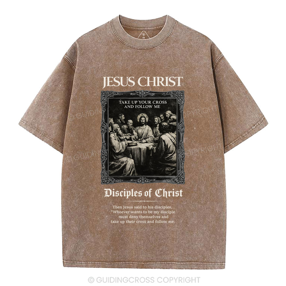 Disciples Of Christ Christian Washed T-Shirt