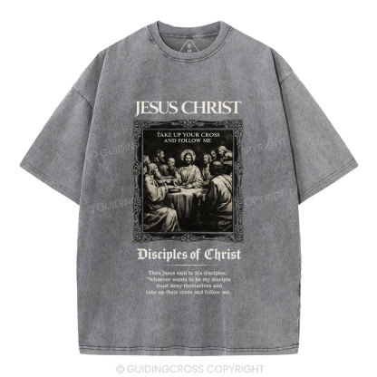 Disciples Of Christ Christian Washed T-Shirt