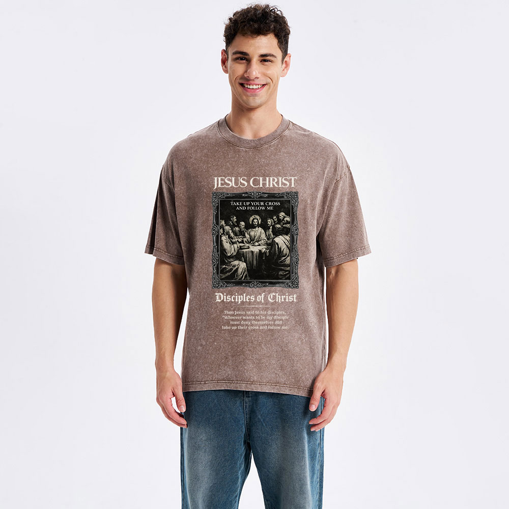 Disciples Of Christ Christian Washed T-Shirt