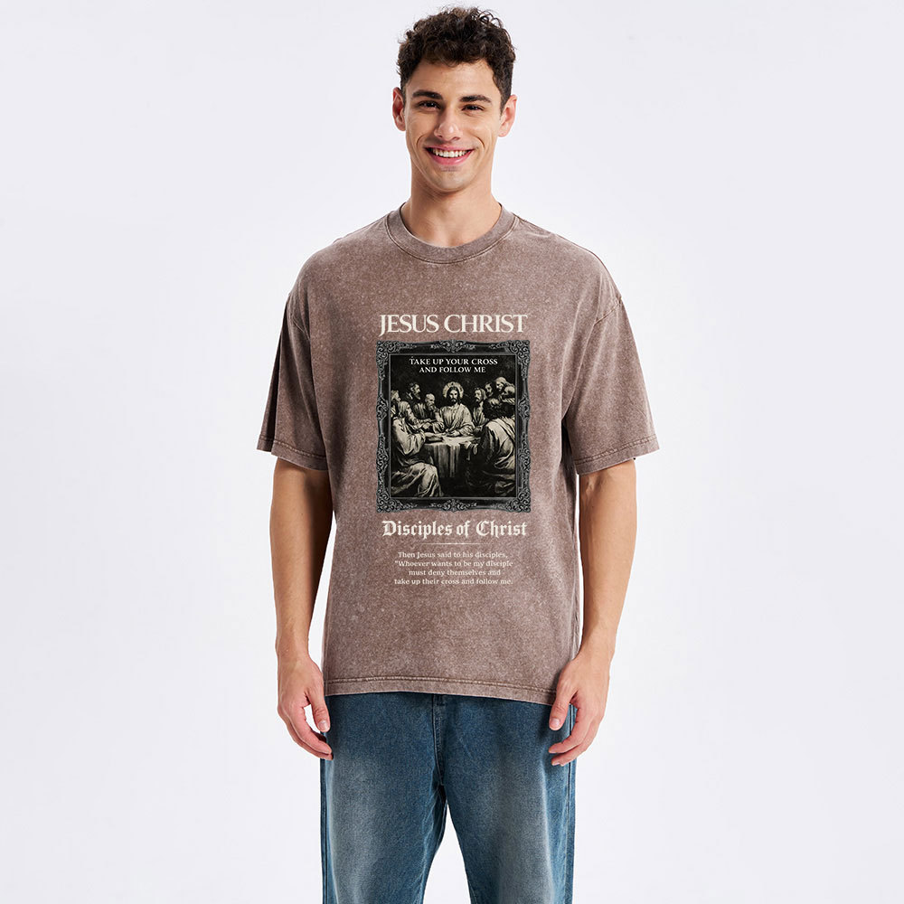 Disciples Of Christ Christian Washed T-Shirt