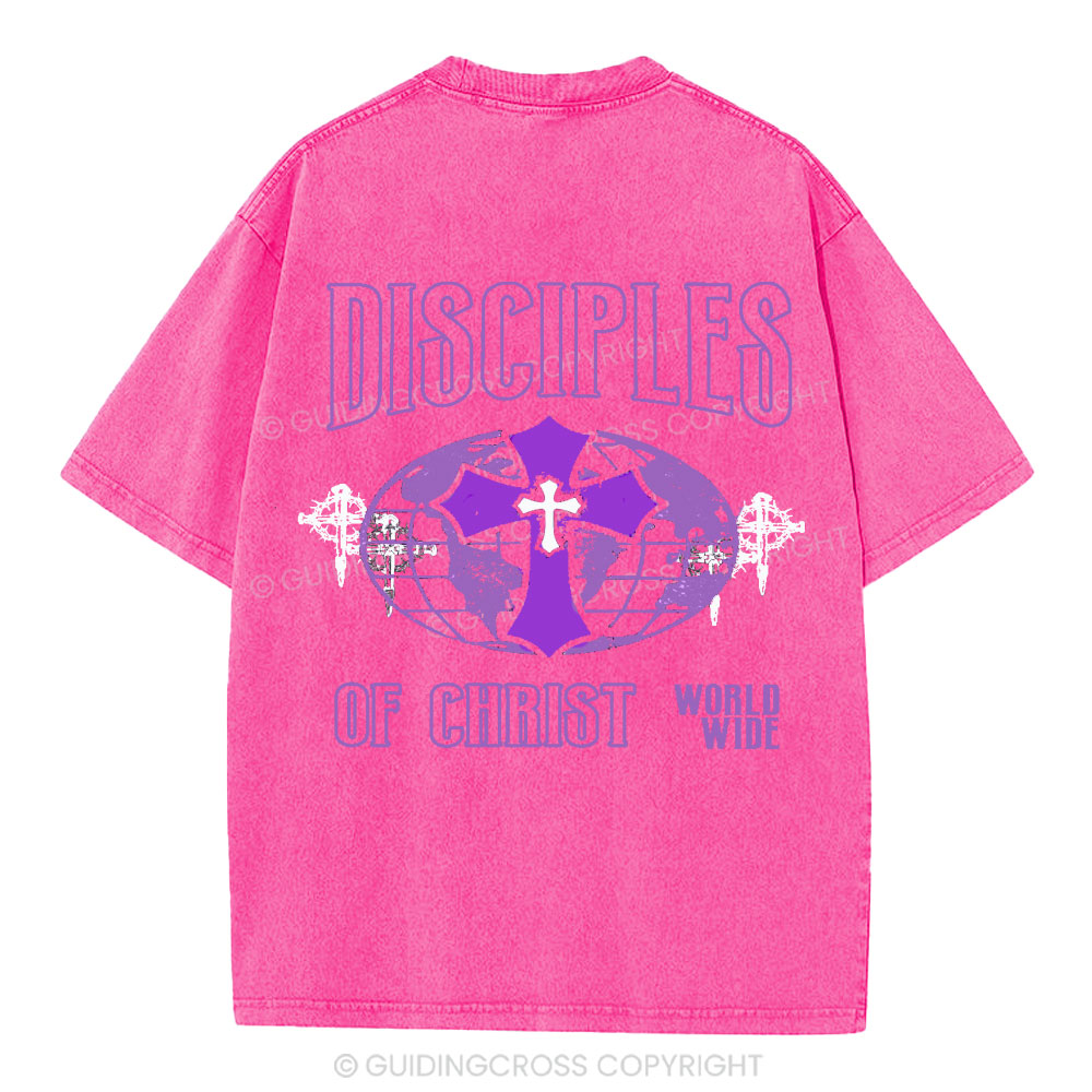 Disciples Of Christ Christian Washed T-Shirt