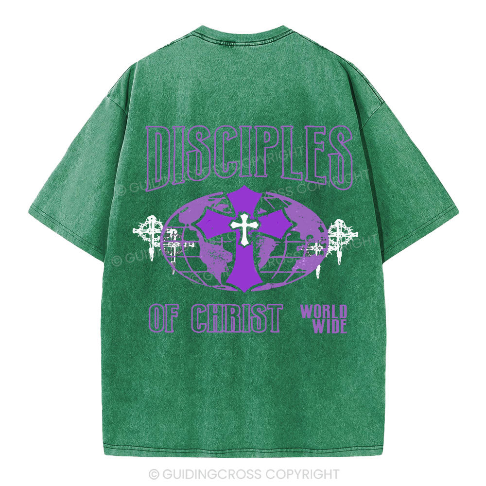Disciples Of Christ Christian Washed T-Shirt