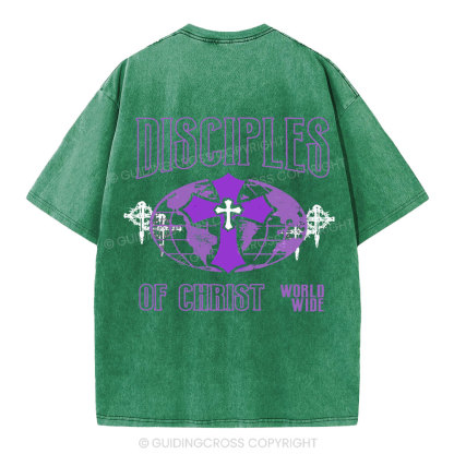 Disciples Of Christ Christian Washed T-Shirt