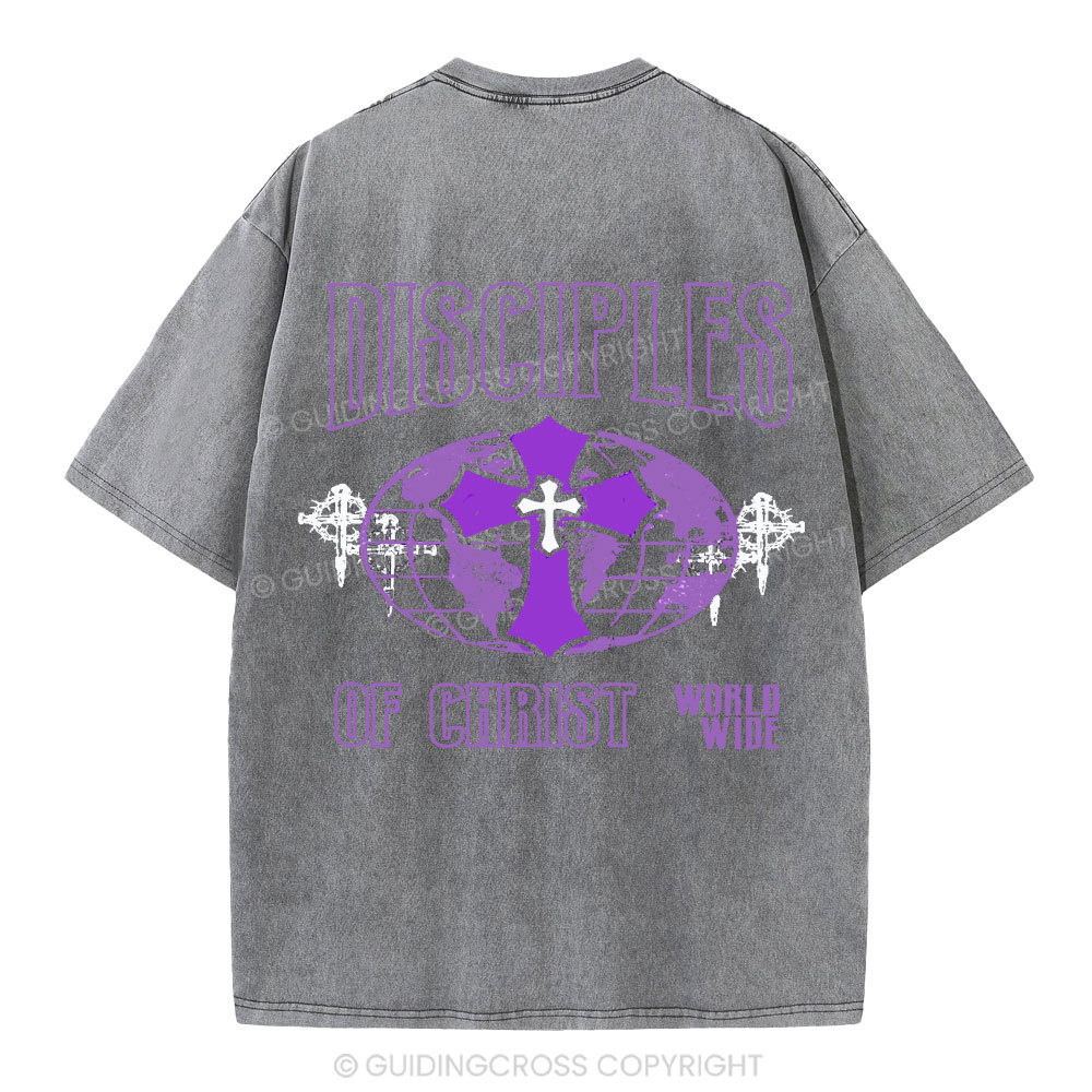 Disciples Of Christ Christian Washed T-Shirt