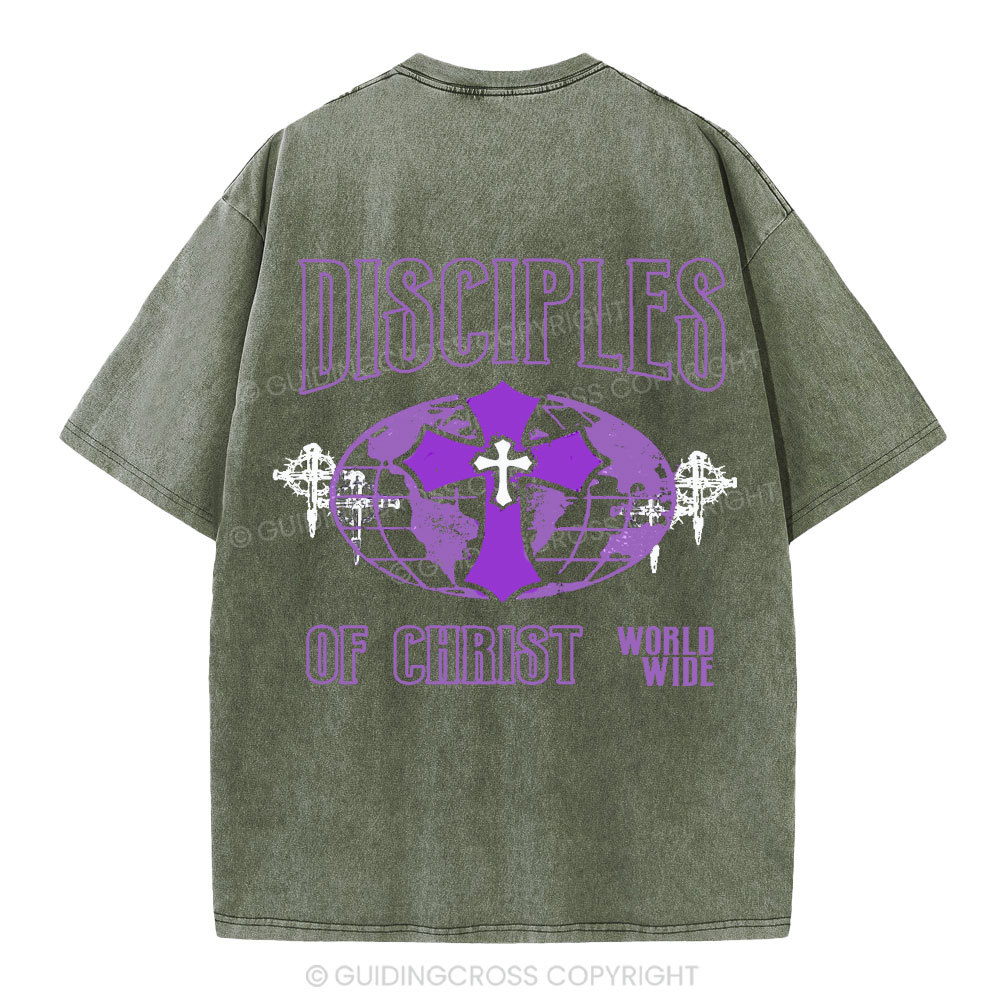 Disciples Of Christ Christian Washed T-Shirt