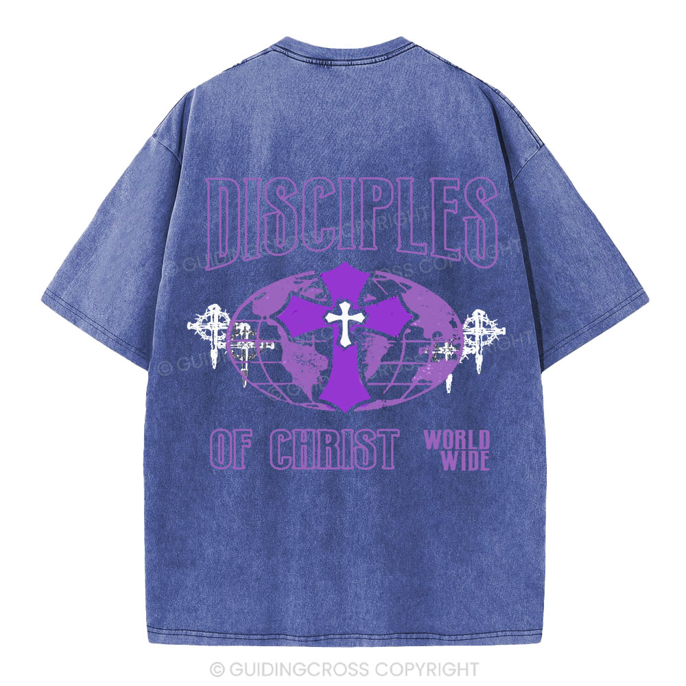 Disciples Of Christ Christian Washed T-Shirt