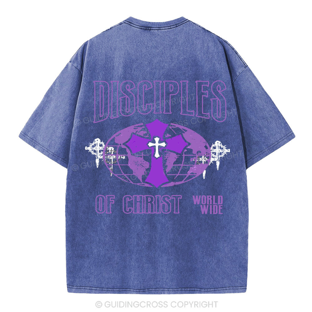 Disciples Of Christ Christian Washed T-Shirt