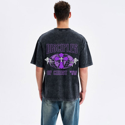 Disciples Of Christ Christian Washed T-Shirt