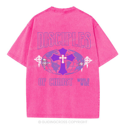 Disciples Of Christ Christian Washed T-Shirt