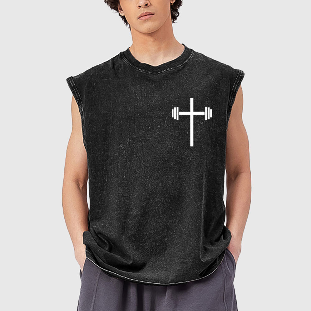 Discipple Christian Washed Tank Top