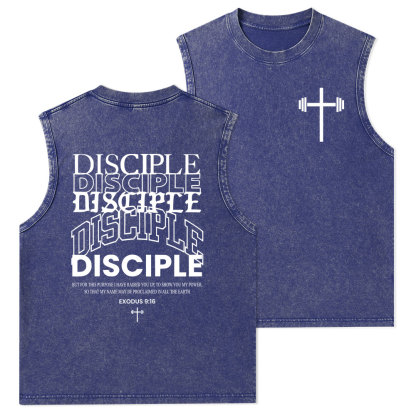 Discipple Christian Washed Tank Top