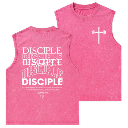 Discipple Christian Washed Tank Top