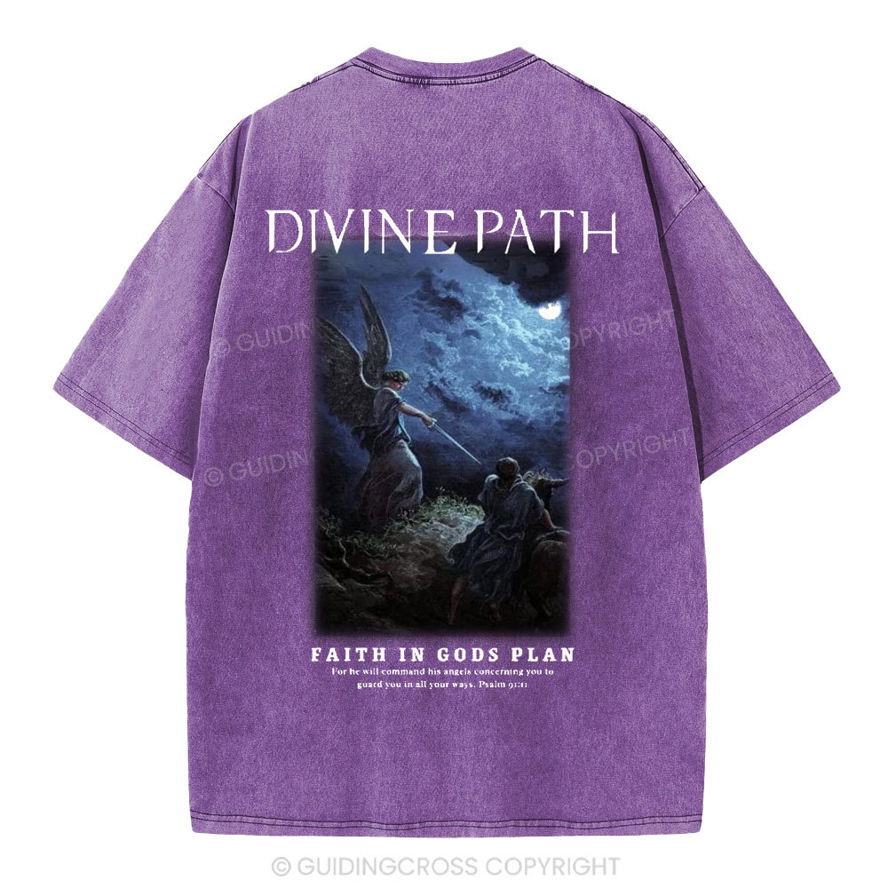 Divine Path Christian Washed T-Shirt