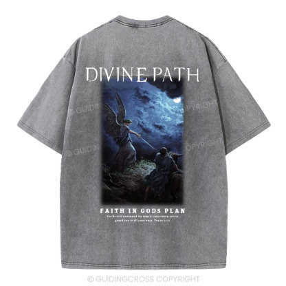 Divine Path Christian Washed T-Shirt